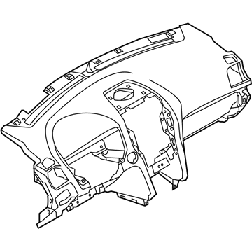 Ford FB5Z-7804320-AA Panel - Instrument