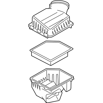 2009 Ford Mustang Air Filter Box - 7R3Z-9600-E