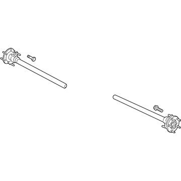 Ford KB3Z-4234-C SHAFT ASY - REAR AXLE