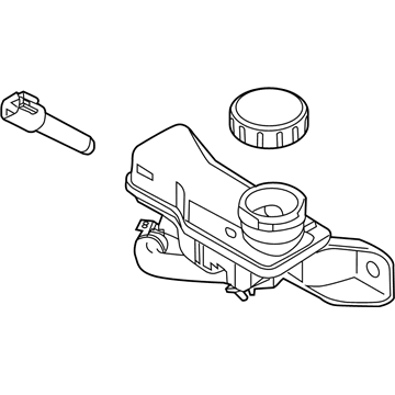 Ford 7H6Z-2K478-A Reservoir Assembly - Expansion