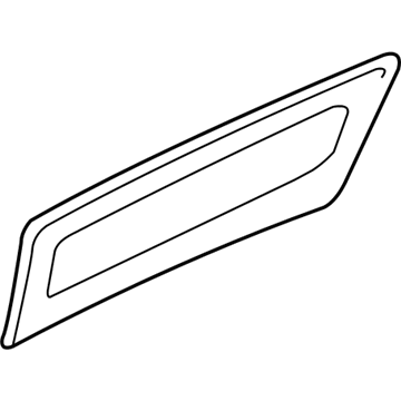 Mercury Mariner Door Moldings - 5E6Z-7825556-AAPTM