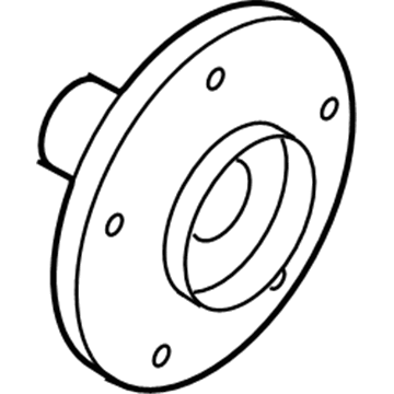 Ford 5L8Z-1109-BA Hub Assembly - Wheel