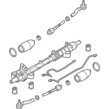 Mercury Steering Gear Box - AH6Z-3504-A