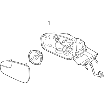 Ford FS7Z-17683-B Mirror Assembly - Rear View Outer