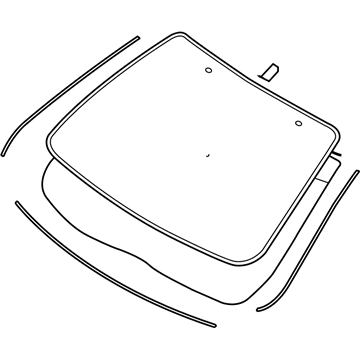 Mercury Windshield - 7E5Z-5403100-A