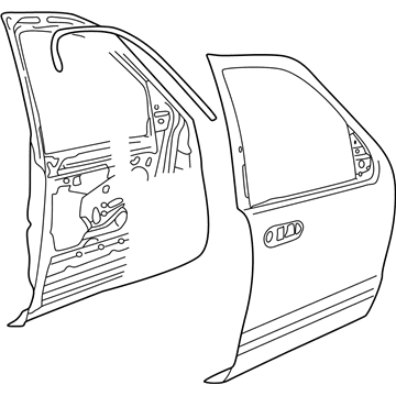 Ford 2C5Z-7820125-AA Door Assembly - Front