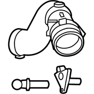 Ford DB5Z-6F073-B Tube - Outlet