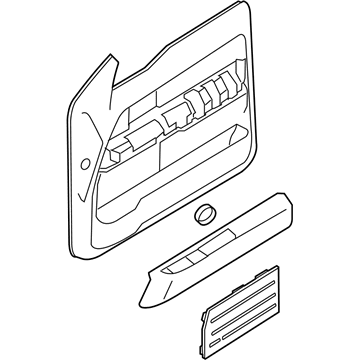 Ford CL3Z-1823942-CA Panel Assembly - Door Trim