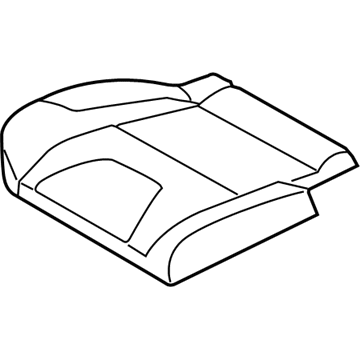 Ford GJ5Z-7863804-BB Rear Seat Cushion Cover Assembly
