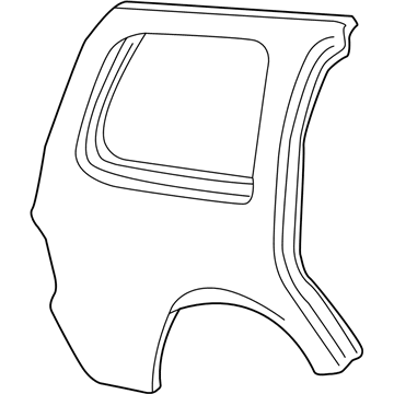 Ford F75Z-7827841-AA Panel - Body Side - Rear