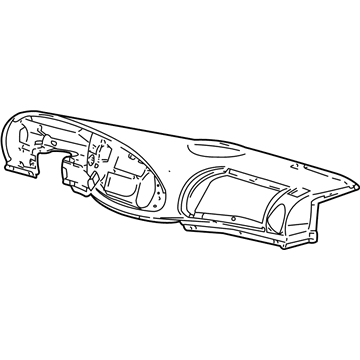 Ford XC2Z-1504320-AAC Panel - Instrument