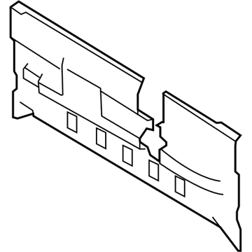 Ford 9C3Z-2540374-EA Trim Assembly - Back Panel