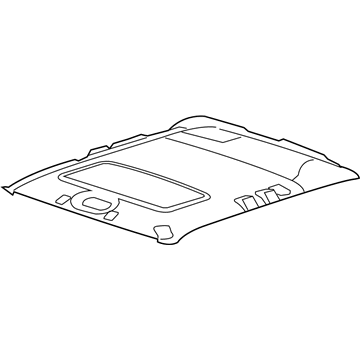 Ford 8C3Z-2651944-CA Panel - Roof Trim - Centre