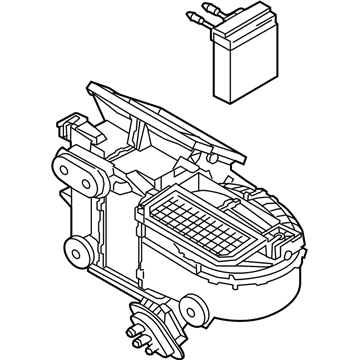 Ford 2T1Z-19B555-C Evaporator And Housing Assembly