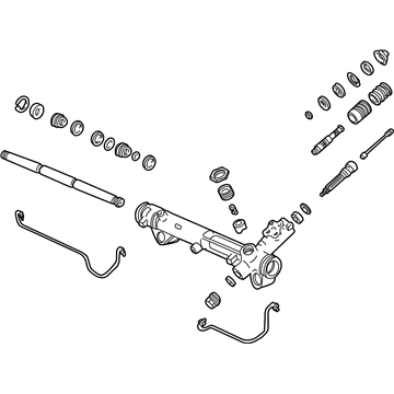 2000 Ford Mustang Steering Gear Box - XR3Z-3504-BCRM