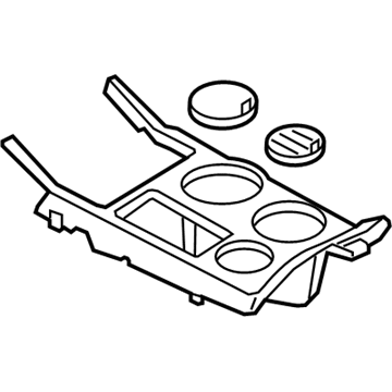 Ford EB5Z-78045A76-FA Panel Assembly - Console