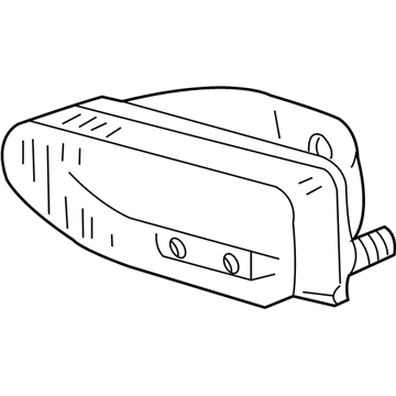 Ford Fog Light Lens - F4ZZ15L203A