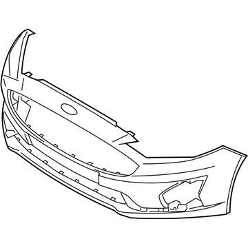 Ford Fusion Bumper - KS7Z-17D957-SAPTM