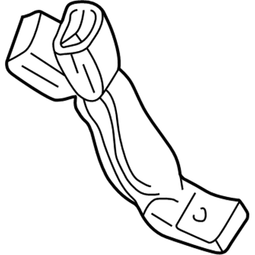 Ford 6G1Z-5460044-BA Buckle Assembly - Seat Belt