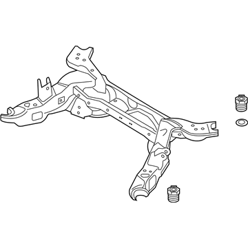 2015 Ford Explorer Axle Beam - DB5Z-5R003-D