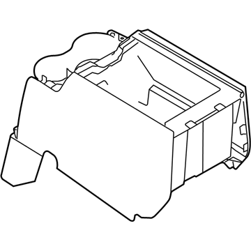 2010 Ford F-450 Super Duty Center Console Base - 8C3Z-36045A36-CB