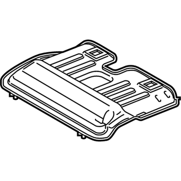Ford GN1Z-9663161-F Frame And Spring - Rear Seat Cushion