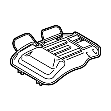 Ford GN1Z-9663160-E Frame And Spring - Rear Seat Cushion