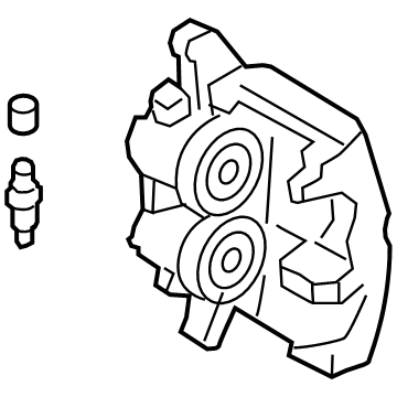 Ford FR3Z-2B120-D Brake Caliper Assembly-Less Pads