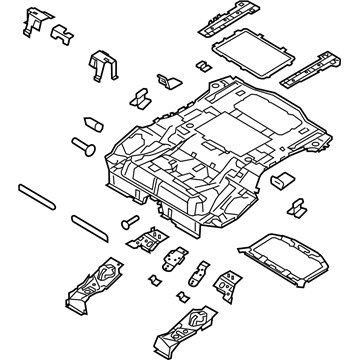Ford CV6Z-5811215-B Pan Assembly - Floor