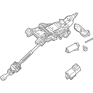 Ford F2GZ-3C529-AG Steering Column Assembly