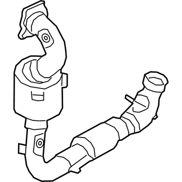 2019 Ford EcoSport Catalytic Converter - J2BZ-5E212-B