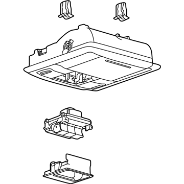 Ford 9T4Z-78519A70-BA Console Assembly - Overhead