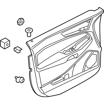 Ford KT4Z-5823943-AB PANEL - DOOR TRIM - LOWER