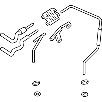 2019 Ford Fusion Automatic Transmission Oil Cooler Line - HG9Z-7R081-B