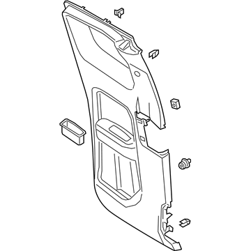 Ford KB3Z-2127407-AA PANEL ASY - DOOR TRIM