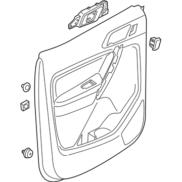 Ford KB3Z-2627407-EA PANEL ASY - DOOR TRIM