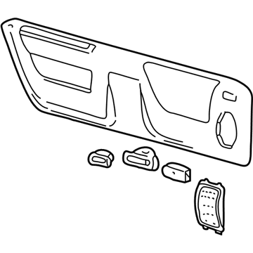 Ford 1C2Z-16311A59-AAD Trim - "D" Pillar