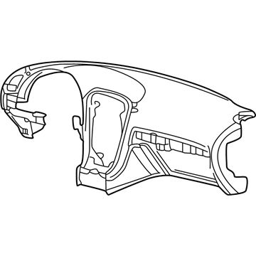 Ford 5W6Z-7604320-CAA Panel - Instrument