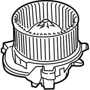 Ford FR3Z-19805-A Fan And Motor Assembly