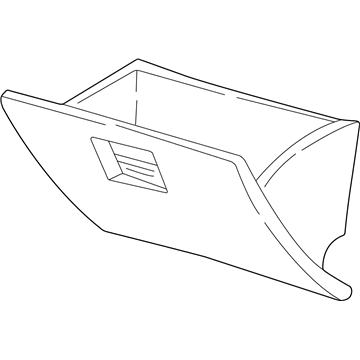 Ford 2C5Z-7806024-AAC Door Assembly - Glove Compartment