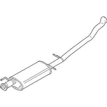 Ford FL1Z-5230-C Front Muffler Assembly