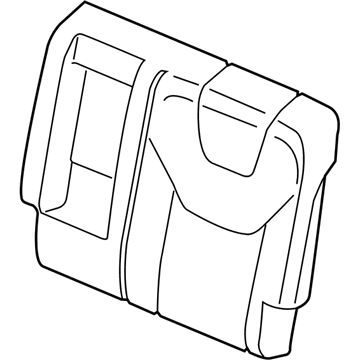 Ford FT4Z-5866601-FC Rear Seat Back Cover Assembly