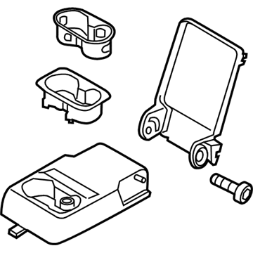 Ford FT4Z-5867112-BJ Armrest Assembly