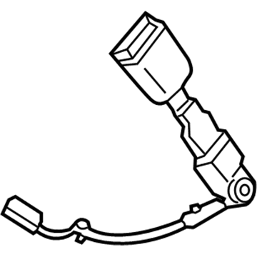 Ford EJ5Z-9961202-AC Buckle Assembly - Seat Belt