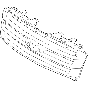 2017 Ford Expedition Grille - FL1Z-8200-EPTM