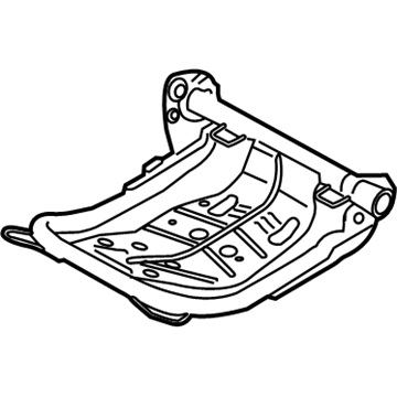 Ford KL3Z-1663160-A FRAME AND SPRING - RR SEAT CUS