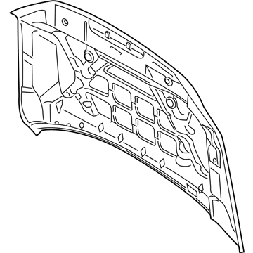 Ford JL7Z-16612-A Hood Assembly