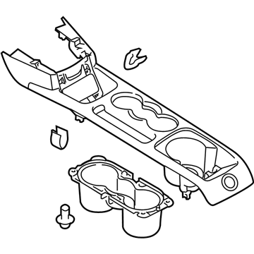 Ford BE8Z-54045A76-CB Panel Assembly - Console