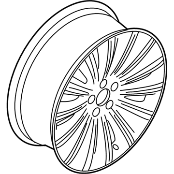 2015 Lincoln MKS Spare Wheel - DE9Z-1007-A