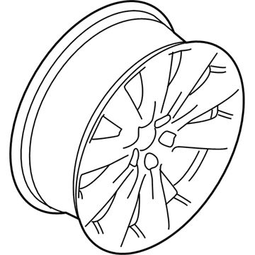 2013 Lincoln MKS Spare Wheel - DA5Z-1007-A